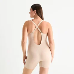 Ambrielle Low Back Mid Thigh Bodysuit