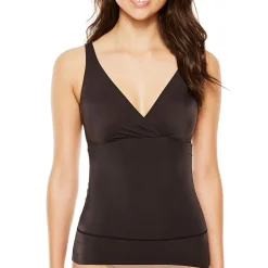 Ambrielle No Side-Show V-Neck Tummy Shaping Shapewear Camisole