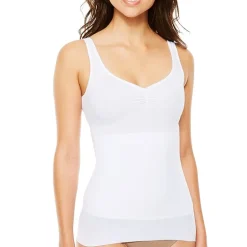 Ambrielle No Side-Show Waist Shaping Tank Shapewear Camisole