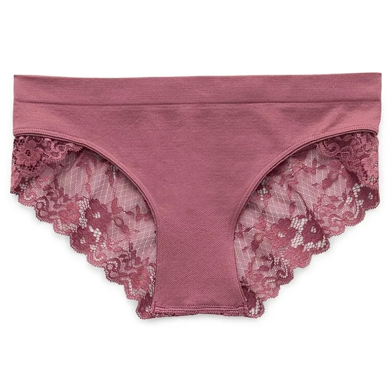Ambrielle Seamless Lace Cheeky Panty