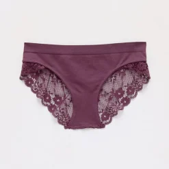Ambrielle Seamless Lace Cheeky Panty