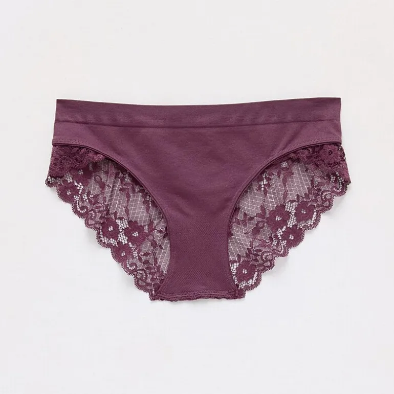 Ambrielle Seamless Lace Cheeky Panty