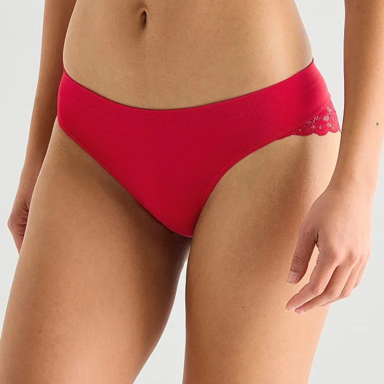 Ambrielle Seamless Lace Cheeky Panty