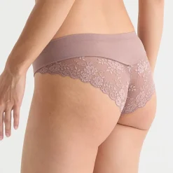 Ambrielle Seamless Lace Cheeky Panty