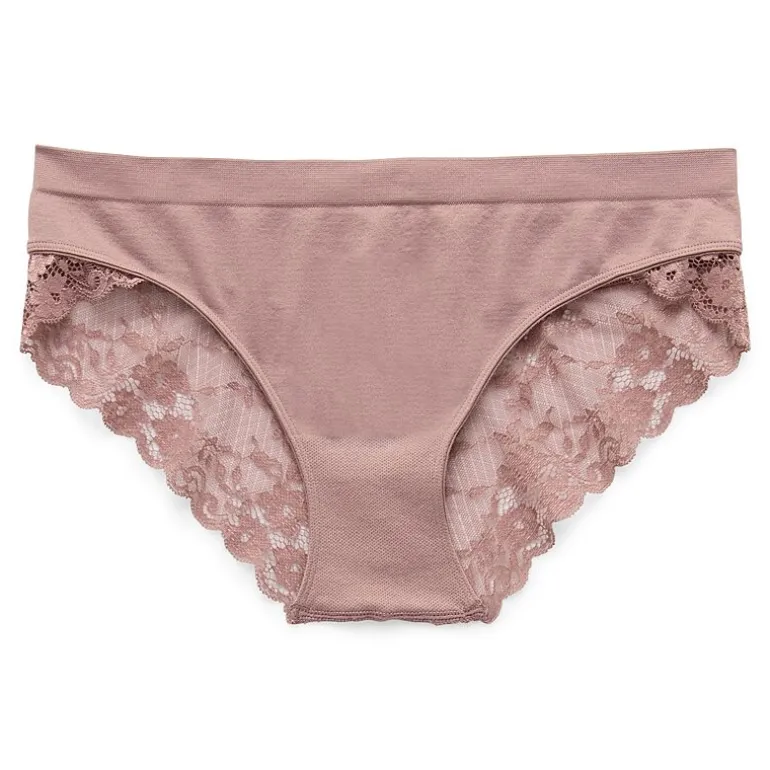Ambrielle Seamless Lace Cheeky Panty