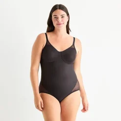 Ambrielle Sheer Shaping Bodysuit