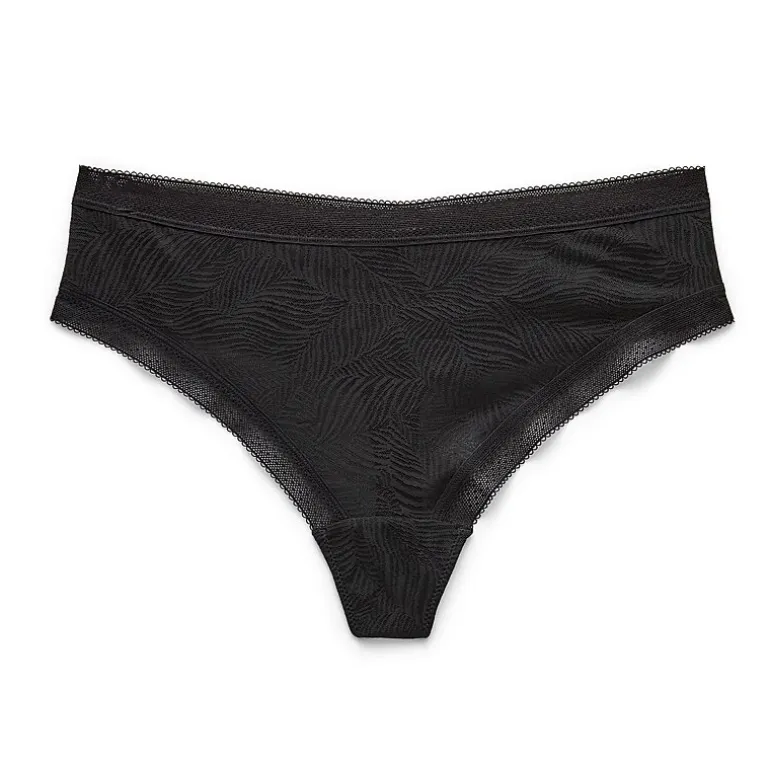 Ambrielle Smooth Lace Thong Panty