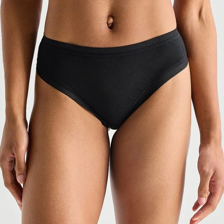 Ambrielle Smooth Lace Thong Panty