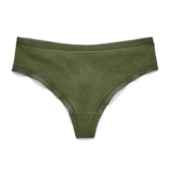 Ambrielle Smooth Lace Thong Panty