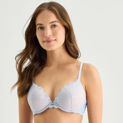 Ambrielle Tulip Lace Push Up Bra