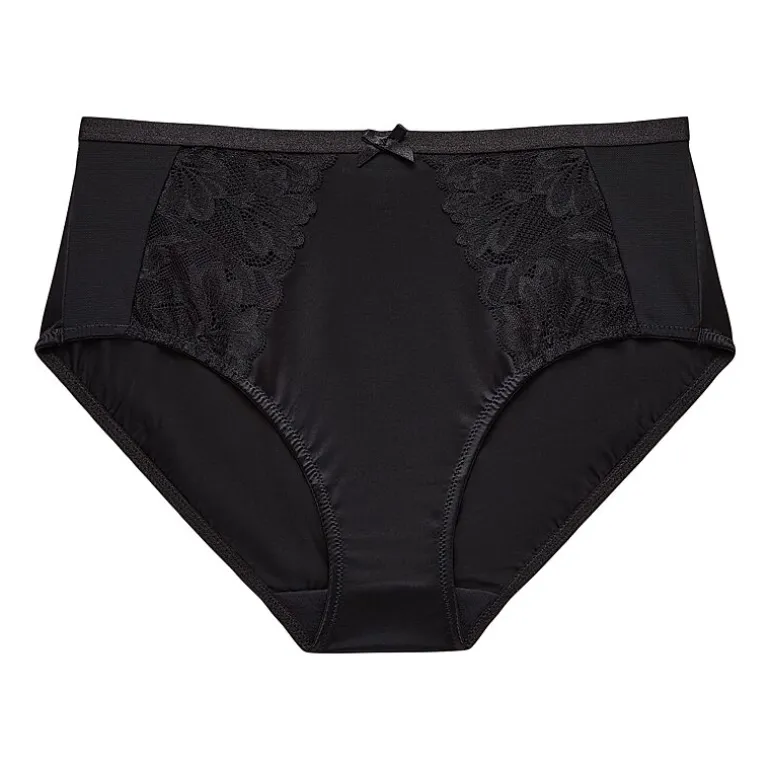 Ambrielle Tulip Lace Shine Brief Panty