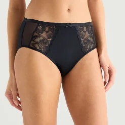 Ambrielle Tulip Lace Shine Brief Panty