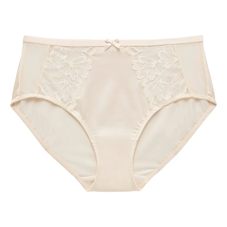 Ambrielle Tulip Lace Shine Brief Panty