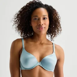 Ambrielle Womens Everyday Lace Demi Bra