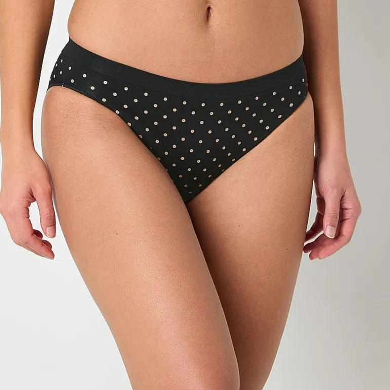 Ambrielle Womens Seamless High Cut Panty