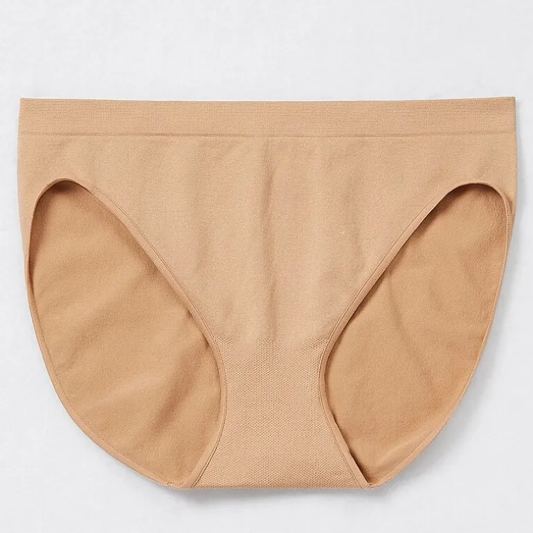 Ambrielle Womens Seamless High Cut Panty