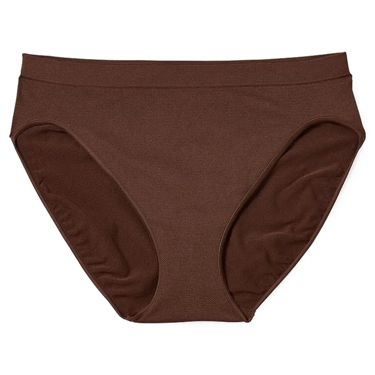 Ambrielle Womens Seamless High Cut Panty