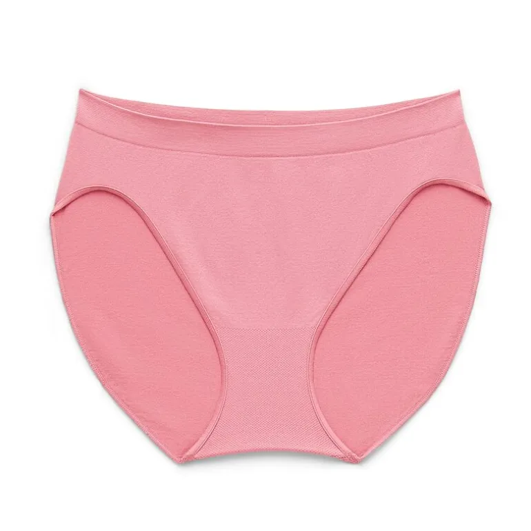 Ambrielle Womens Seamless High Cut Panty