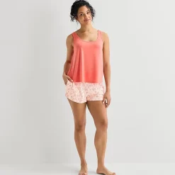 Ambrielle Womens Sleeveless 2-pc. Pajama Set