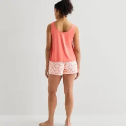 Ambrielle Womens Sleeveless 2-pc. Pajama Set