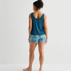 Ambrielle Womens Sleeveless 2-pc. Pajama Set