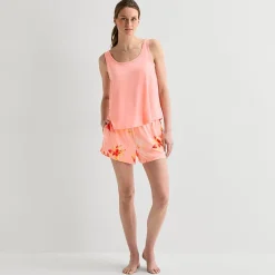 Ambrielle Womens Sleeveless 2-pc. Pajama Set