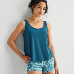 Ambrielle Womens Sleeveless 2-pc. Pajama Set
