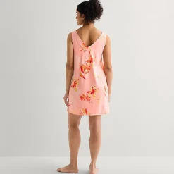 Ambrielle Womens Sleeveless V Neck Nightshirt