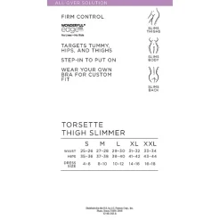 Ambrielle Wonderful Edge® Wear Your Own Bra Singlet Body Shaper