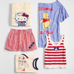 Americana Womens Juniors Pull-On Short