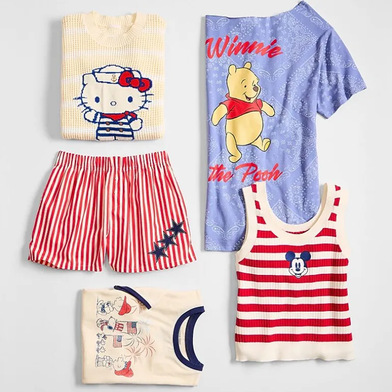 Americana Womens Juniors Pull-On Short