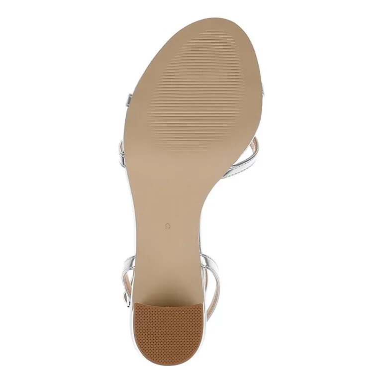 American Glamour Badgley Mischka Womens Millicent Heeled Sandals