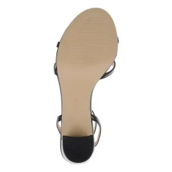 American Glamour Badgley Mischka Womens Millicent Heeled Sandals