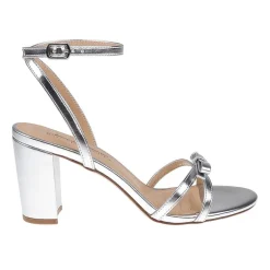 American Glamour Badgley Mischka Womens Millicent Heeled Sandals