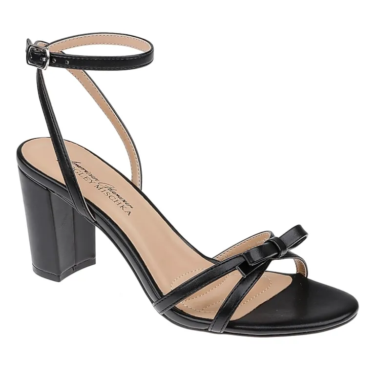 American Glamour Badgley Mischka Womens Millicent Heeled Sandals