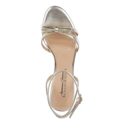 American Glamour Badgley Mischka Womens Millicent Heeled Sandals