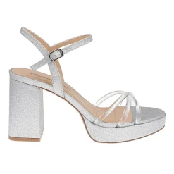 American Glamour Badgley Mischka Womens Madira Heeled Sandals
