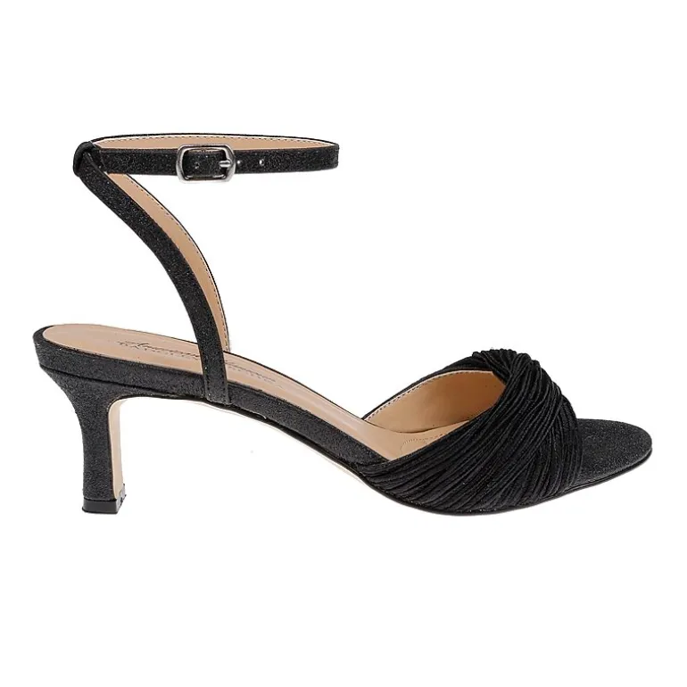 American Glamour Badgley Mischka Womens Maisie Heeled Sandals
