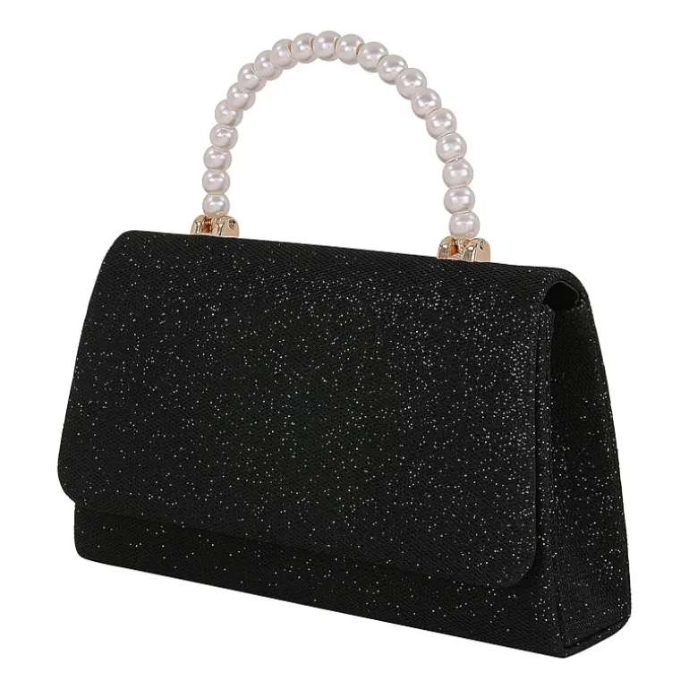 American Glamour Badgley Mischka Pearl Top Handle Evening Bag