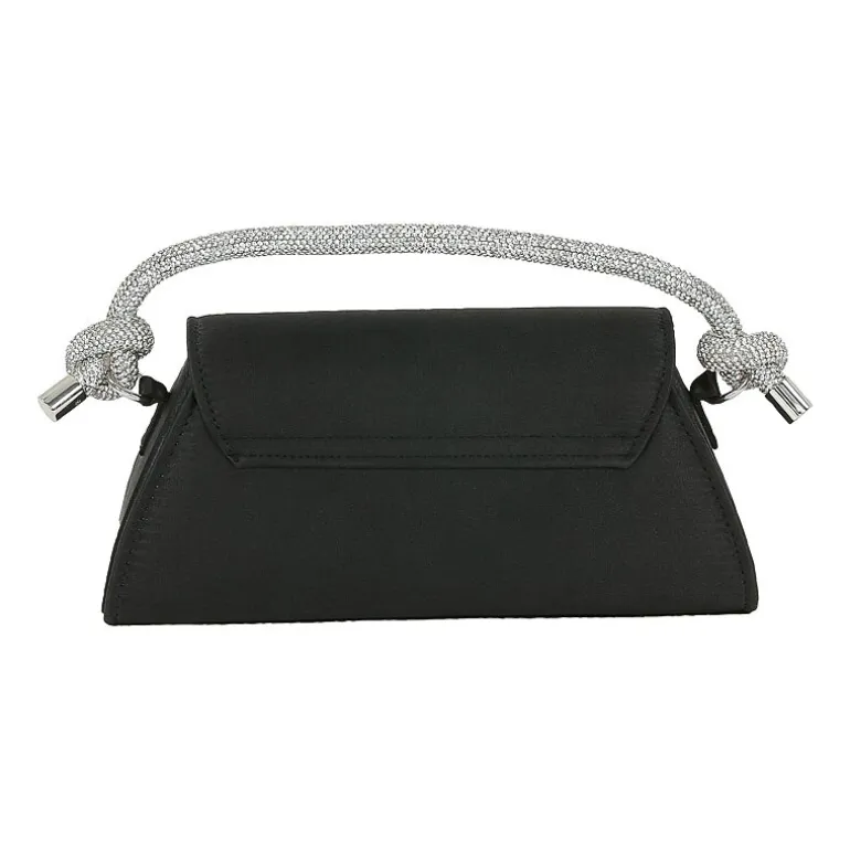 American Glamour Badgley Mischka Crystal Top Handle Evening Bag