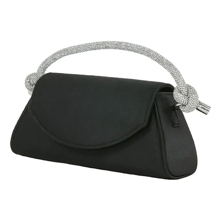 American Glamour Badgley Mischka Crystal Top Handle Evening Bag
