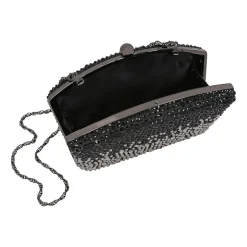 American Glamour Badgley Mischka Ombre Crystal Evening Bag