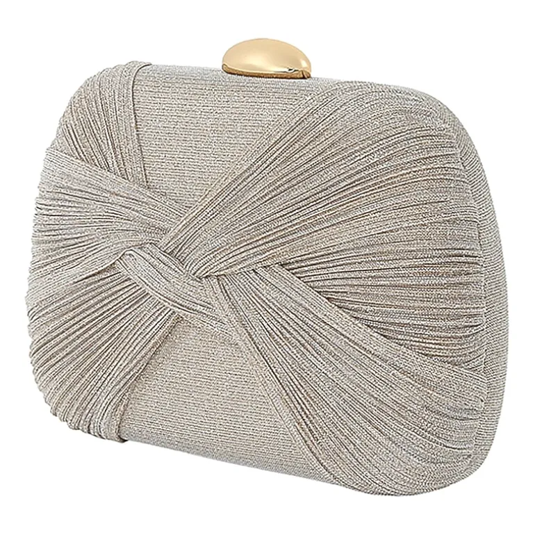 American Glamour Badgley Mischka Twist Clutch