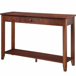 American Heritage 1 Drawer Console Table with Shelf