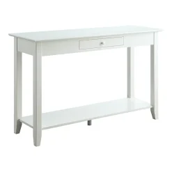American Heritage 1 Drawer Console Table with Shelf