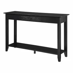 American Heritage 1 Drawer Console Table with Shelf
