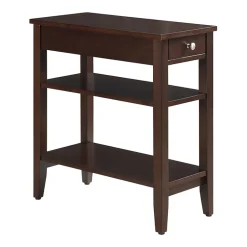 American Heritage 3-Tier End Table with Drawer