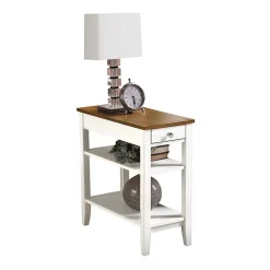 American Heritage 3-Tier End Table with Drawer