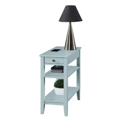 American Heritage 3-Tier End Table with Drawer