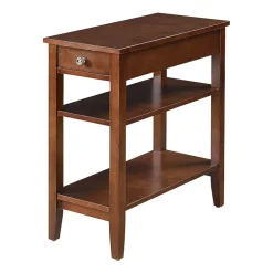 American Heritage 3-Tier End Table with Drawer